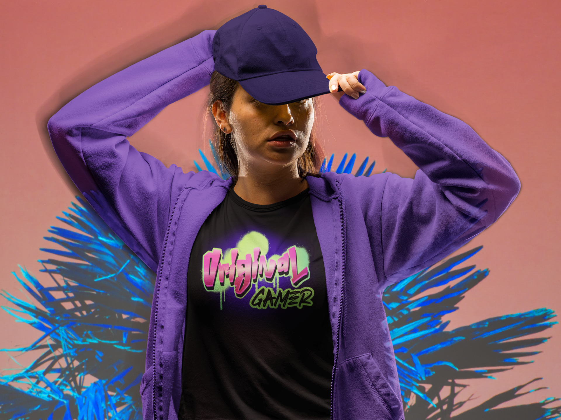 Original Gamer Neon Pink & Green Drift Edition | Retro Gaming Streetwear