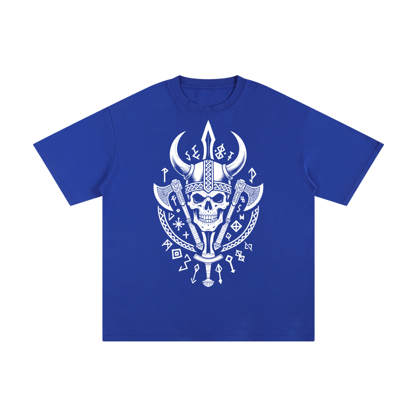 Gothic Viking Vampire Skull T-shirt
