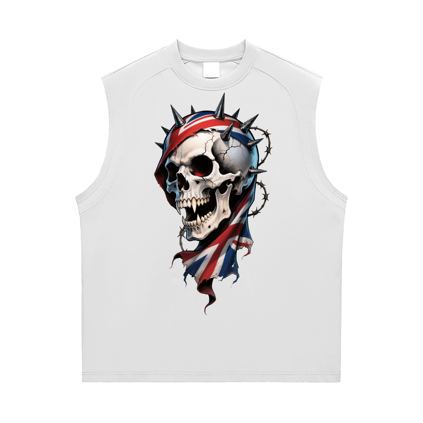 gothic skull,british flag,vampire horror,heavy metal