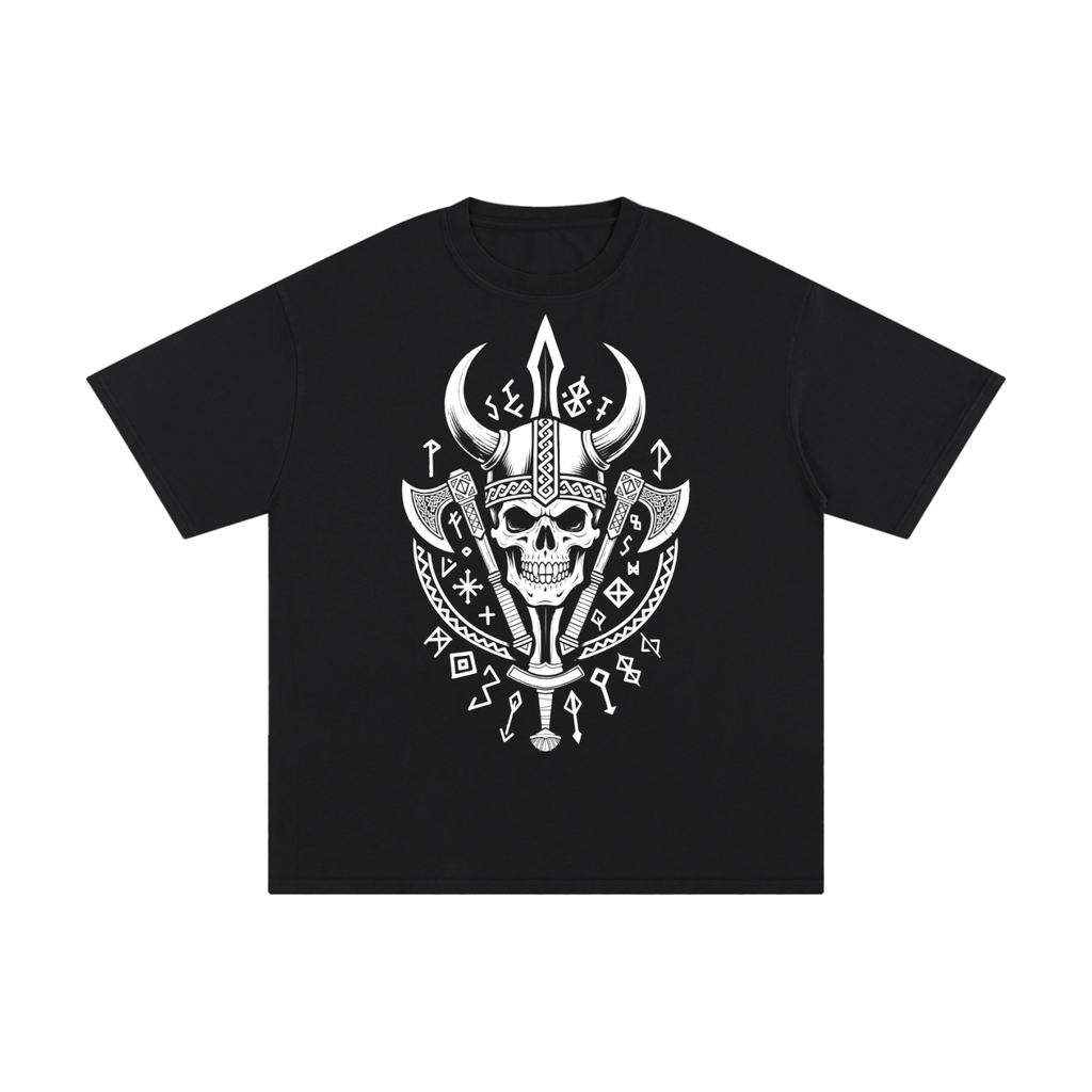 Gothic Viking Vampire Skull T-shirt
