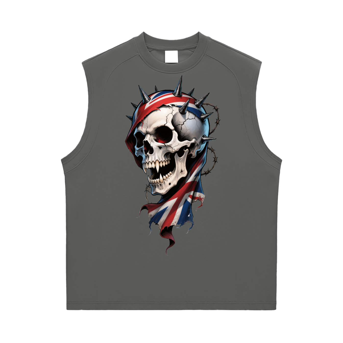 gothic skull,british flag,vampire horror,heavy metal