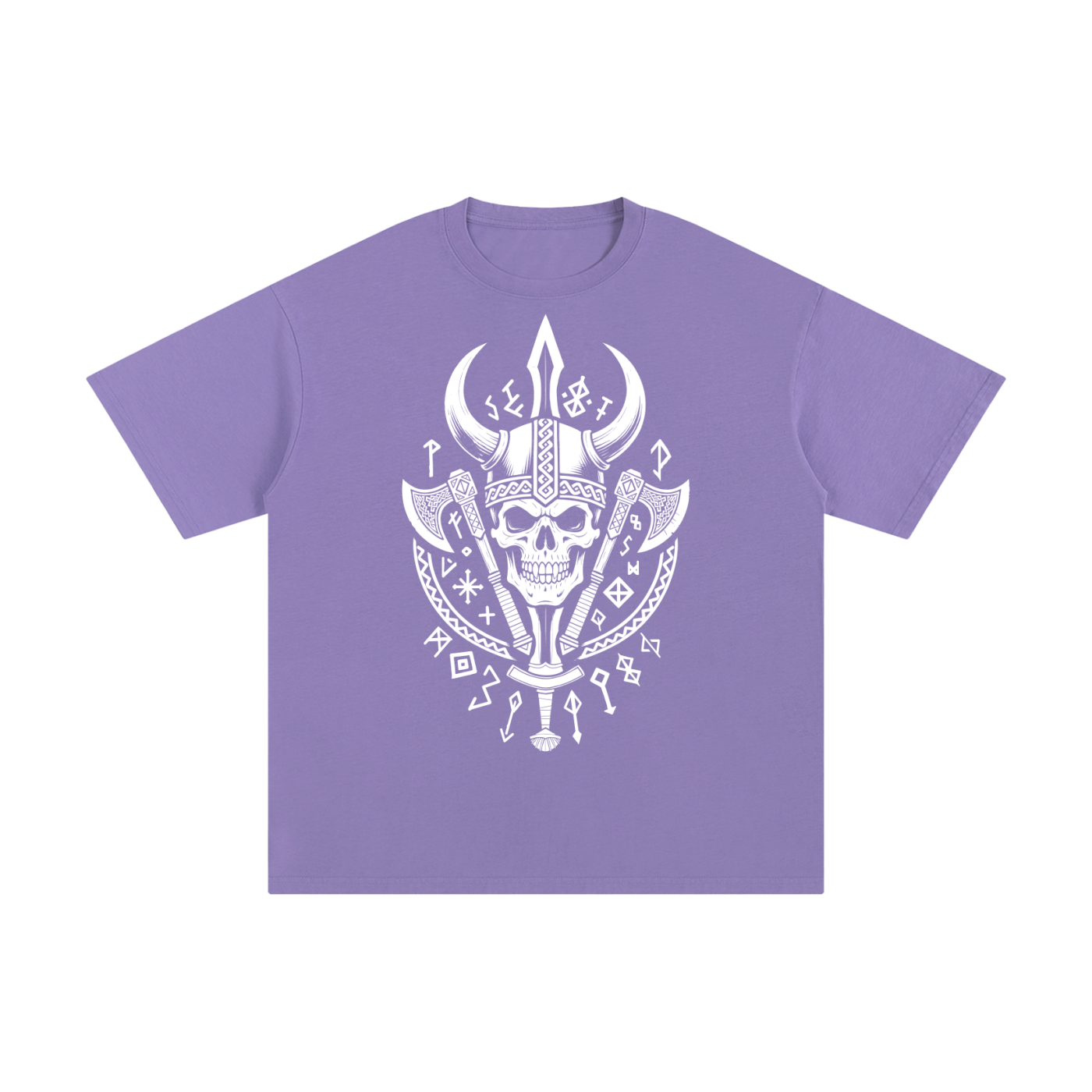 Gothic Viking Vampire Skull T-shirt