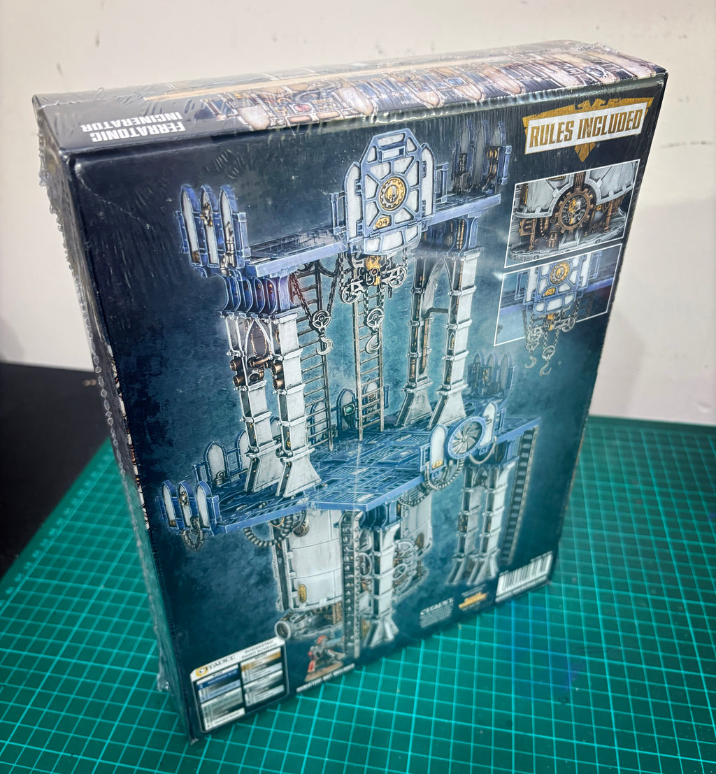 Warhammer 40,000 Sector Mechanicus: Ferratonic Incinerator – OOP Terrain Kit | Factory Sealed