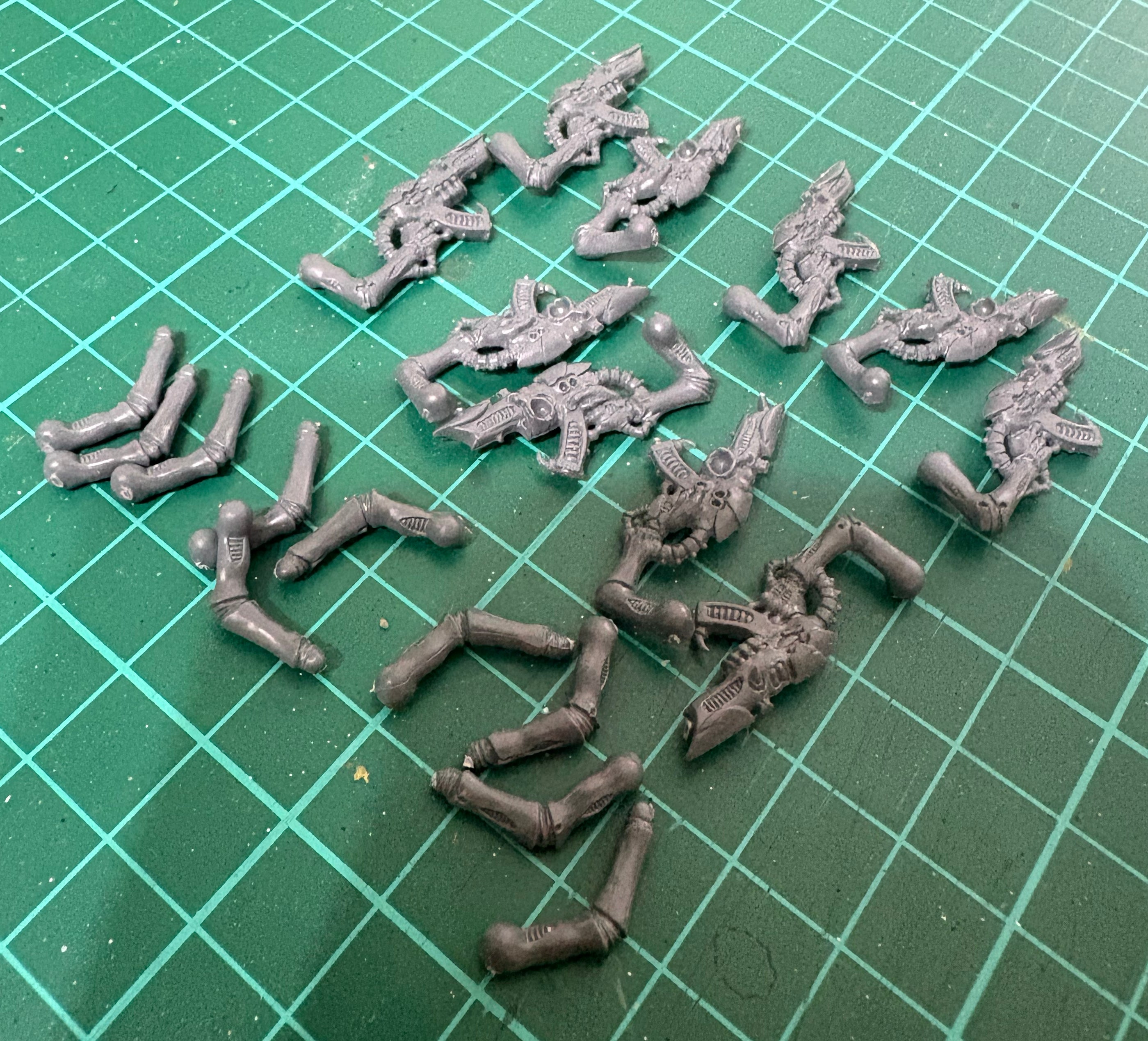 Tyranids Gargoyle Arms & Fleshborers x10 Pairs – Warhammer 40K Conversion Bits