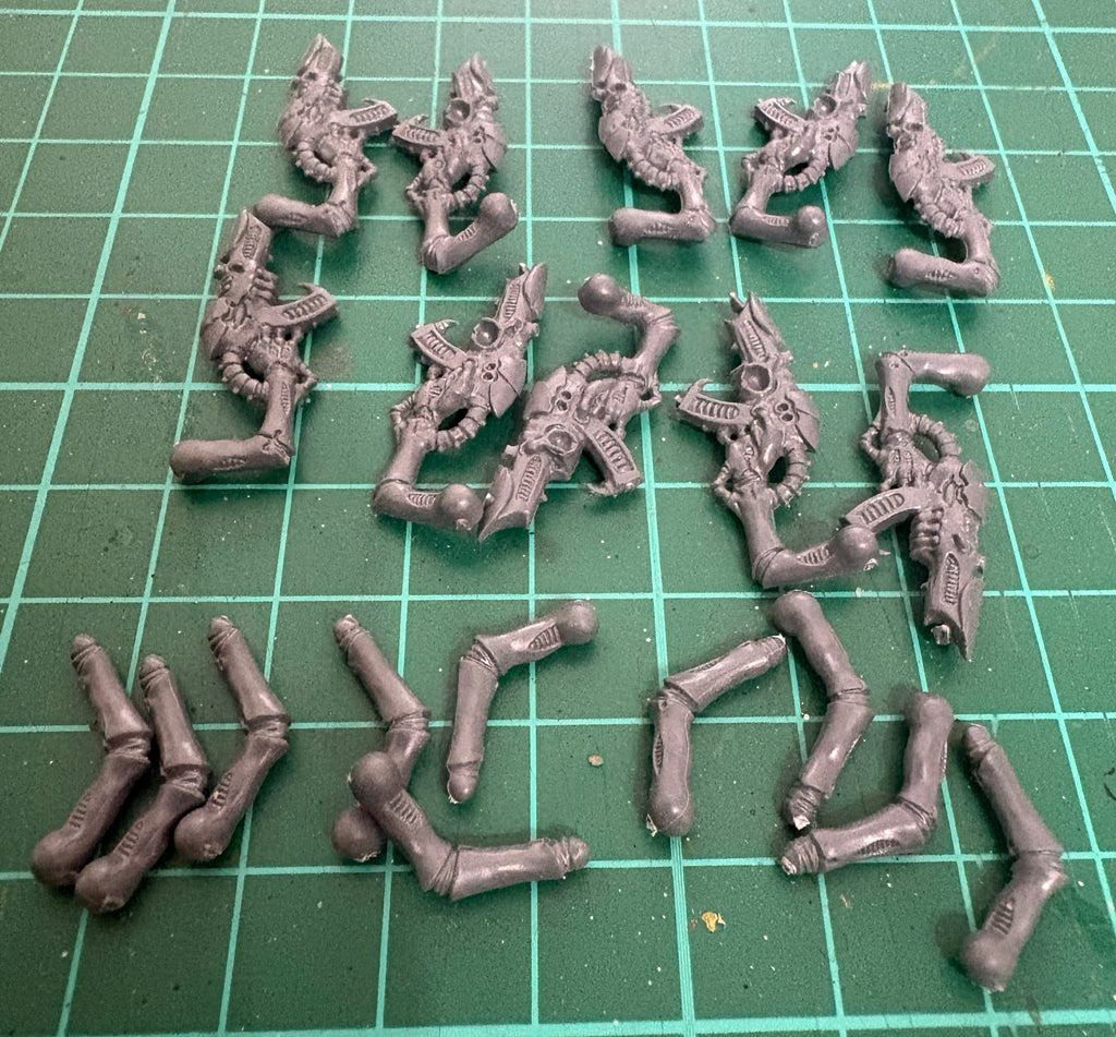 Tyranids Gargoyle Arms & Fleshborers x10 Pairs – Warhammer 40K Conversion Bits