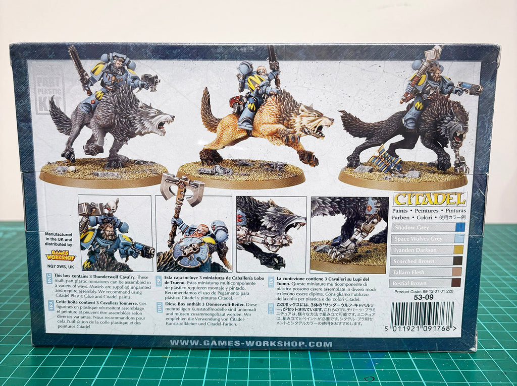 Warhammer 40,000 – Space Wolves Thunderwolf Cavalry | Factory Sealed | Citadel Miniature