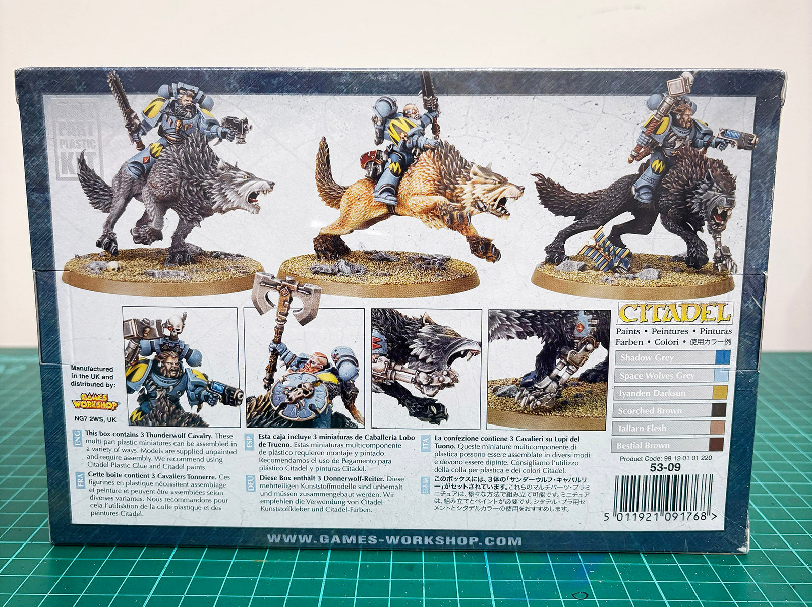 Warhammer 40,000 – Space Wolves Thunderwolf Cavalry | Factory Sealed | Citadel Miniature