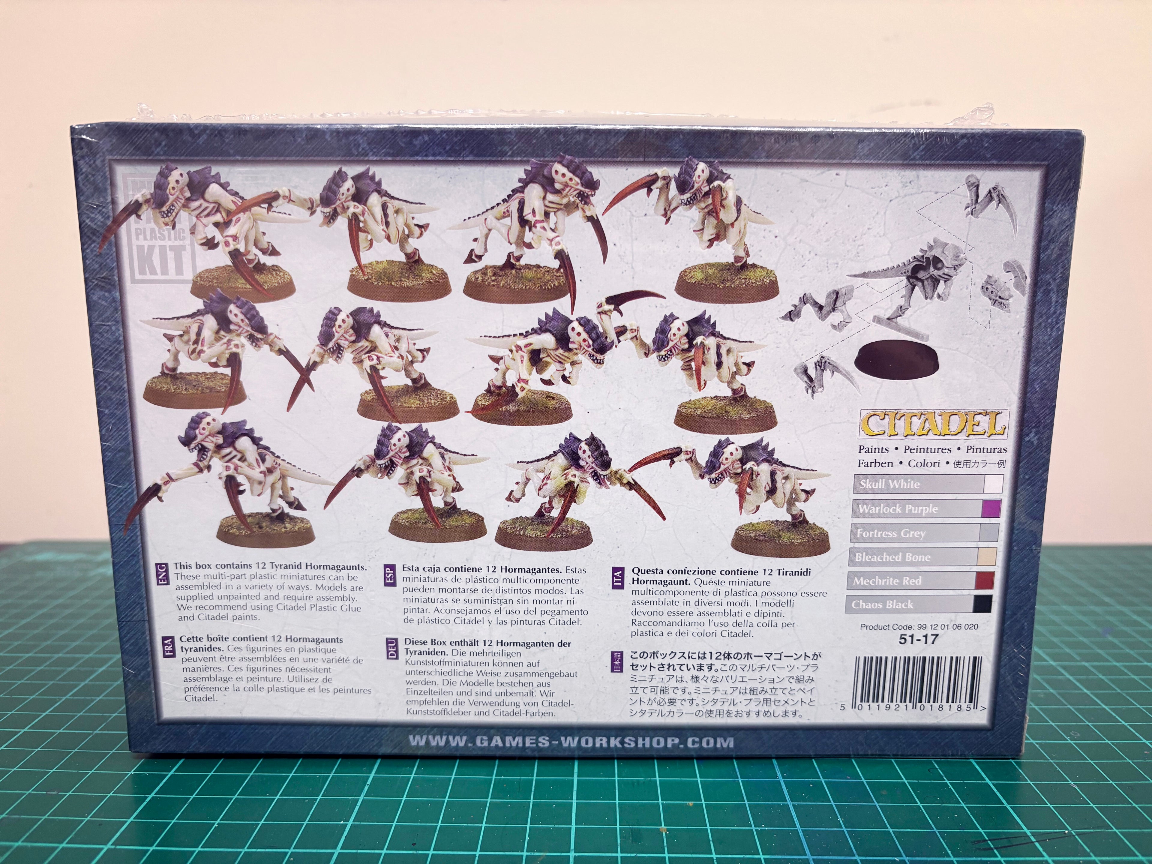 Warhammer 40,000 – Tyranid Hormagaunt Brood (OOP Pre-2009 Sculpt) | Sealed Box | Rare Tyranids Miniatures