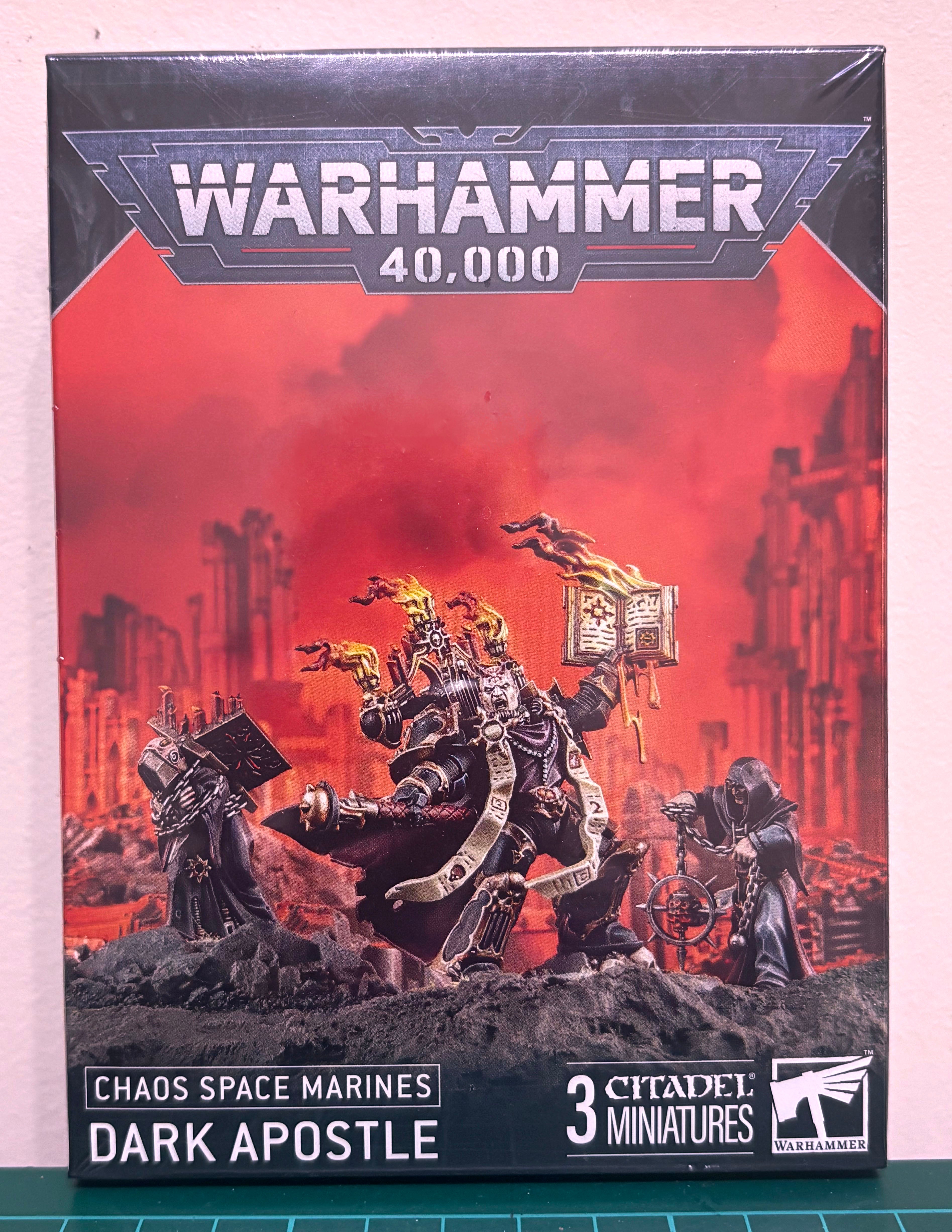 Warhammer 40,000 – Chaos Space Marines: Dark Apostle (Factory Sealed) | Citadel Miniatures