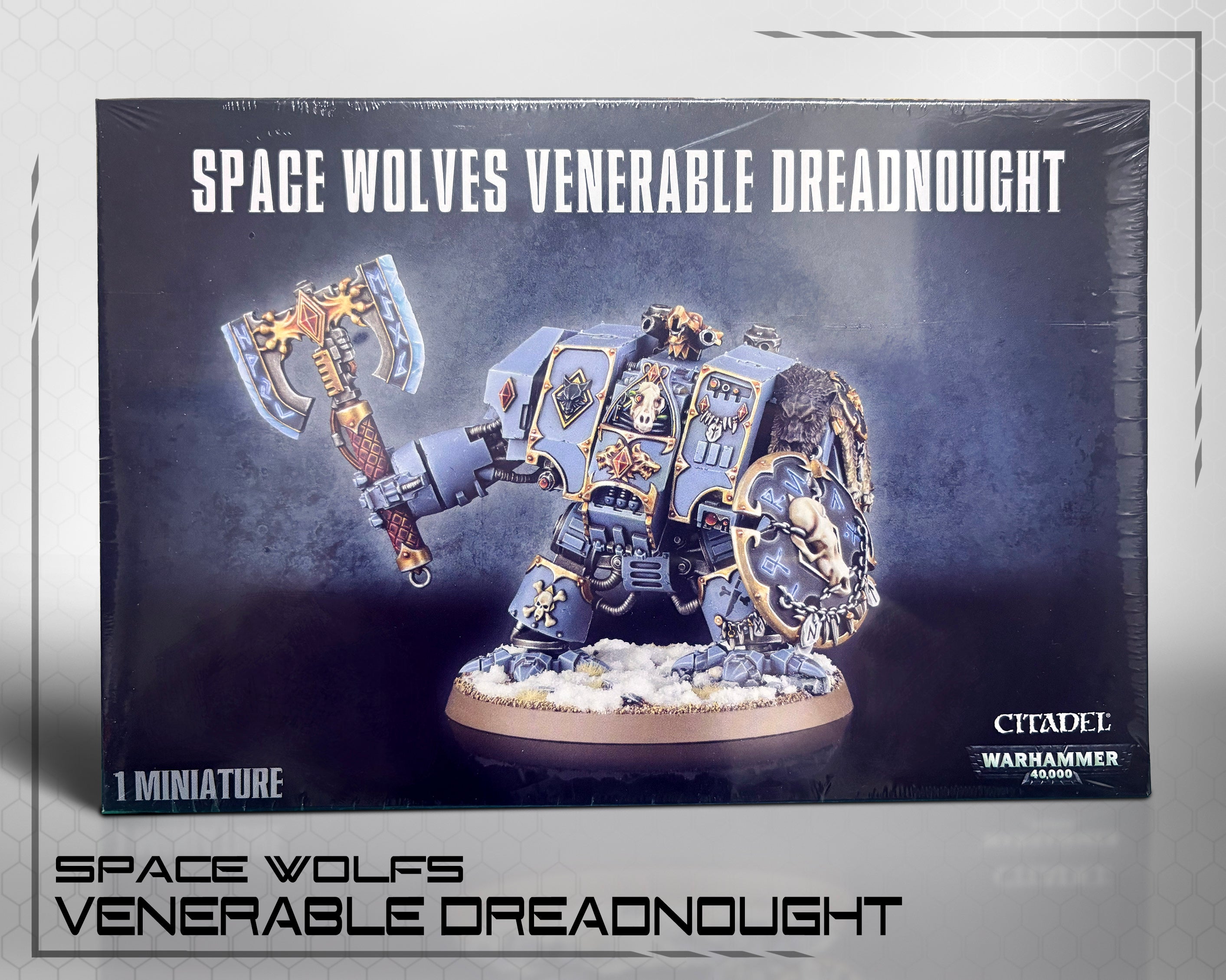 Warhammer 40K – Space Wolves Venerable Dreadnought – New & Sealed | Space Marines | Games Workshop