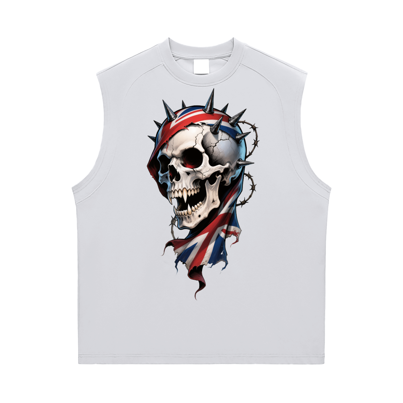 gothic skull,british flag,vampire horror,heavy metal