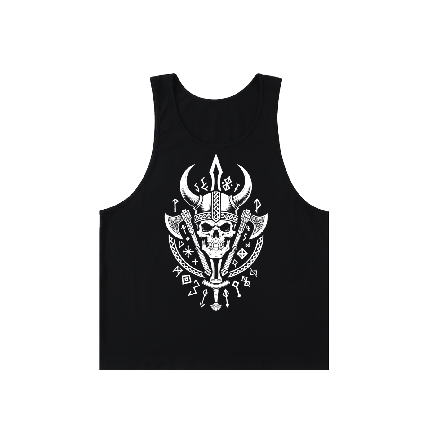 viking,norse,skull,horned,nord,axe,runes