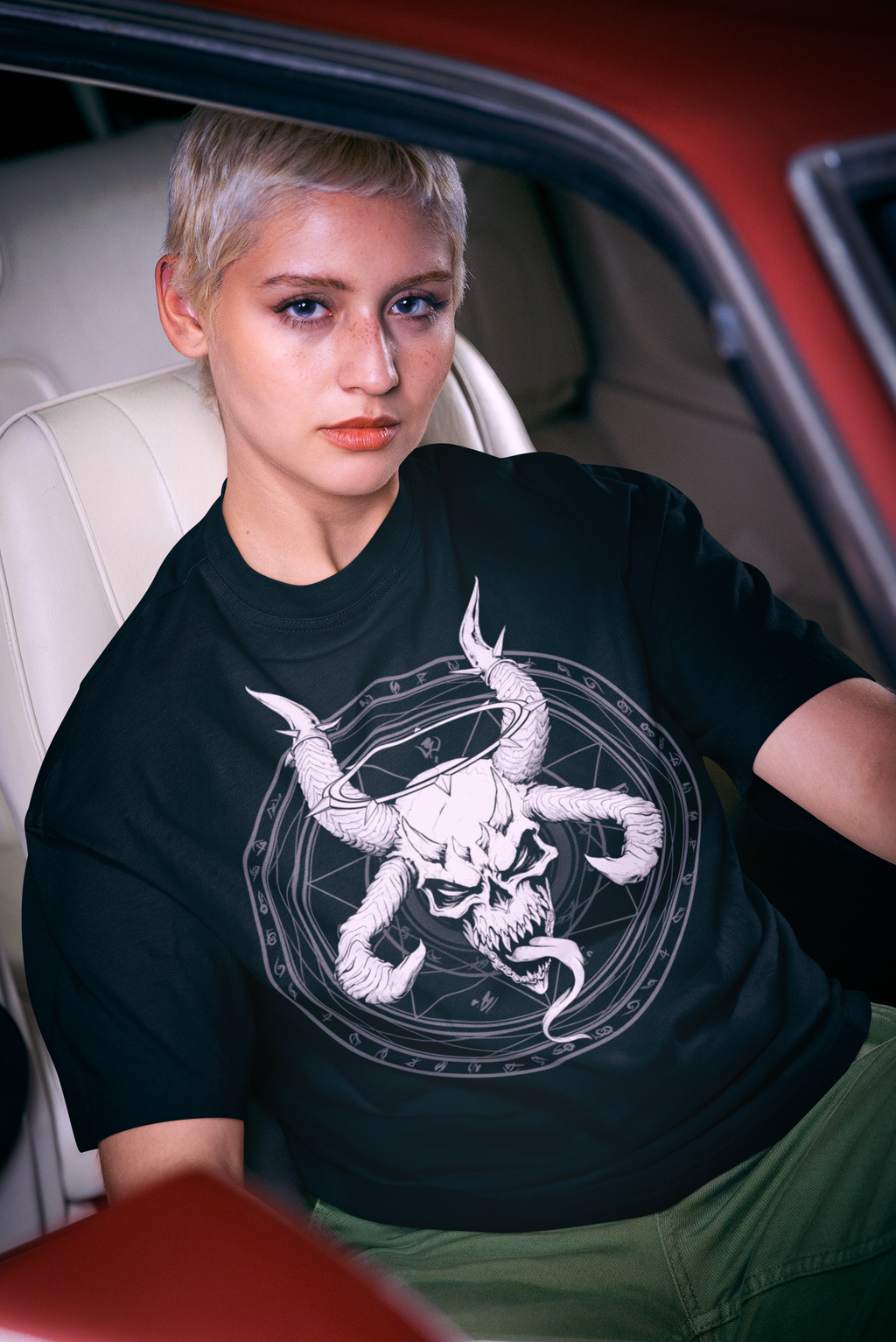 Divine Skull of Death | Occult Skull & Sigil Gothic T-Shirt