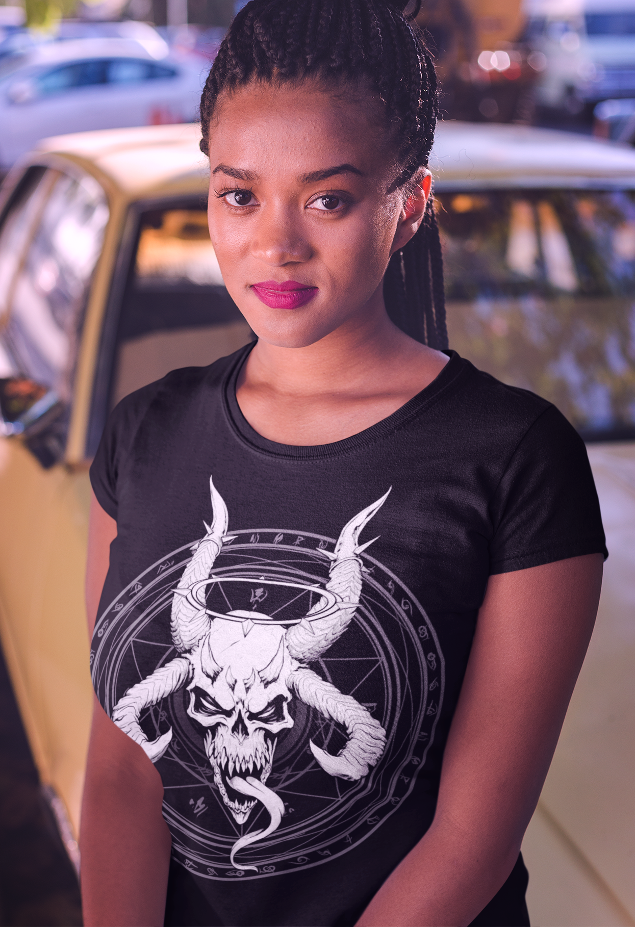 Divine Skull of Death | Occult Skull & Sigil Gothic T-Shirt